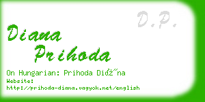 diana prihoda business card